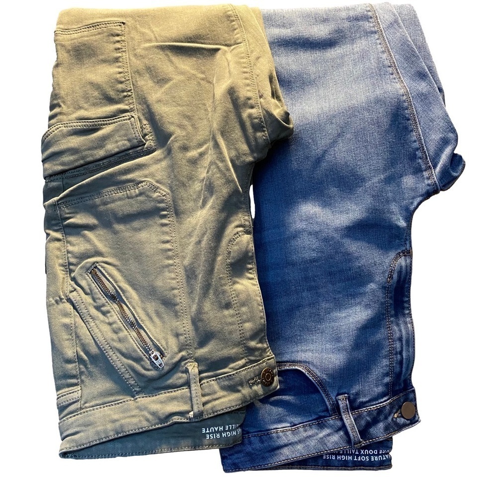 2 Pair Lot of High Rise R Jeans Petite Size 32